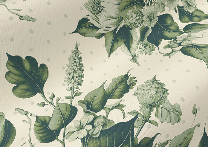 Pensford, Penn Bouquet Barbing Green - Twist&Fit Roller Blind - Image 4